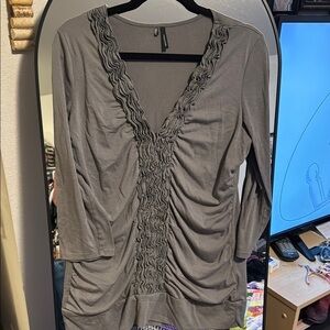 Gray Women's Top